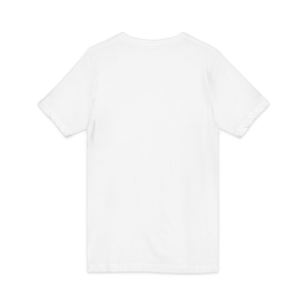 V-Neck T-shirt, "I am poetry" original wearable poem